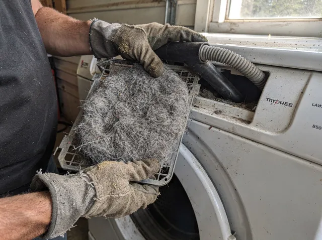 Cleaning Dryer Lint Trap in Whitfield, FL
