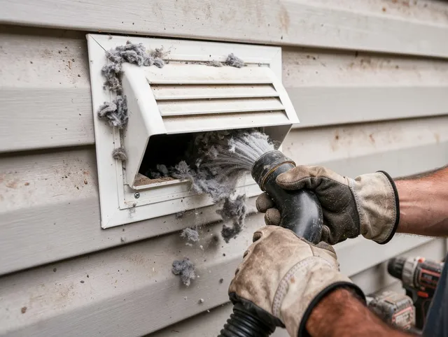 Professional dryer vent cleaning by Bradenton Dryer Vent Cleaning in Bradenton